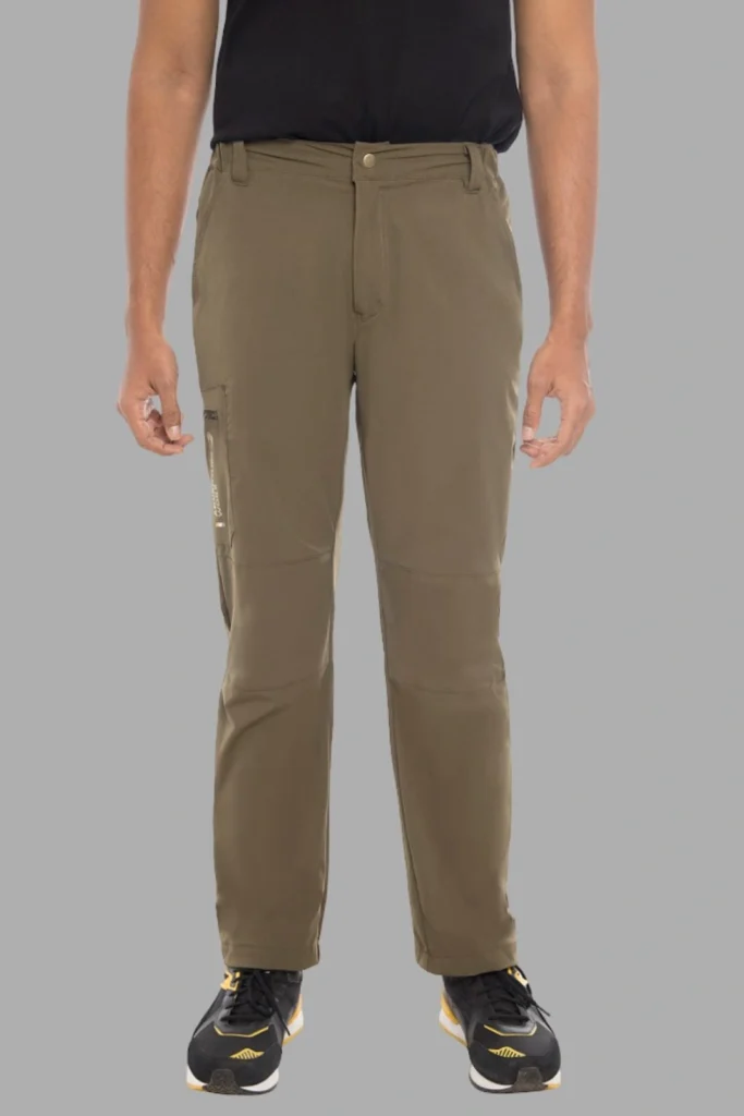 MEN’S HIKING TROUSERS - OLIVE GREEN
